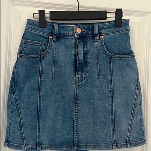 We The Free Denim Mini Skirt